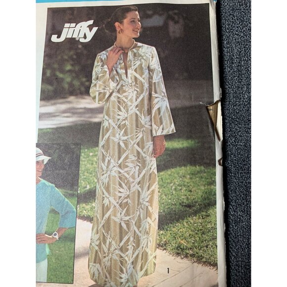 Simplicity Jiffy Caftan Top Sewing Pattern sz 14 7521 - uncut - Picture 7 of 10
